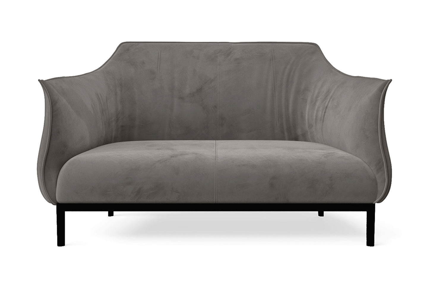 Lamezia 2 Seater Sofa Grey Velvet