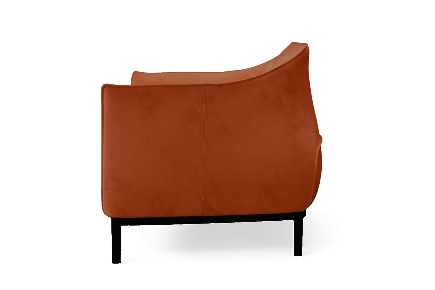 Lamezia 2 Seater Sofa Orange Velvet