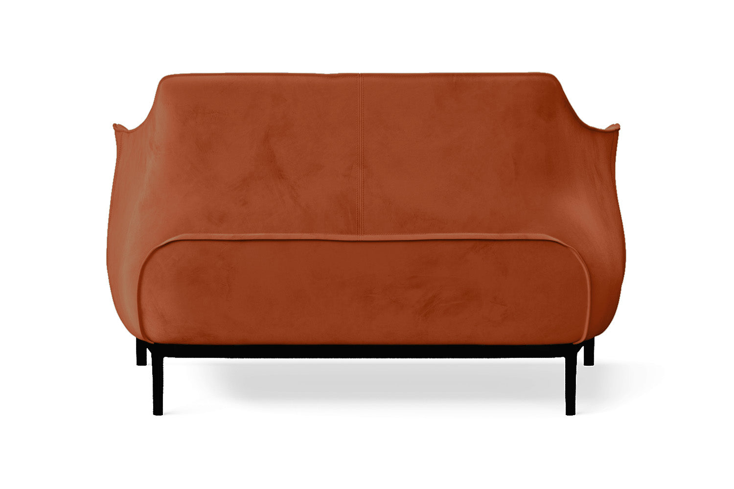 Lamezia 2 Seater Sofa Orange Velvet