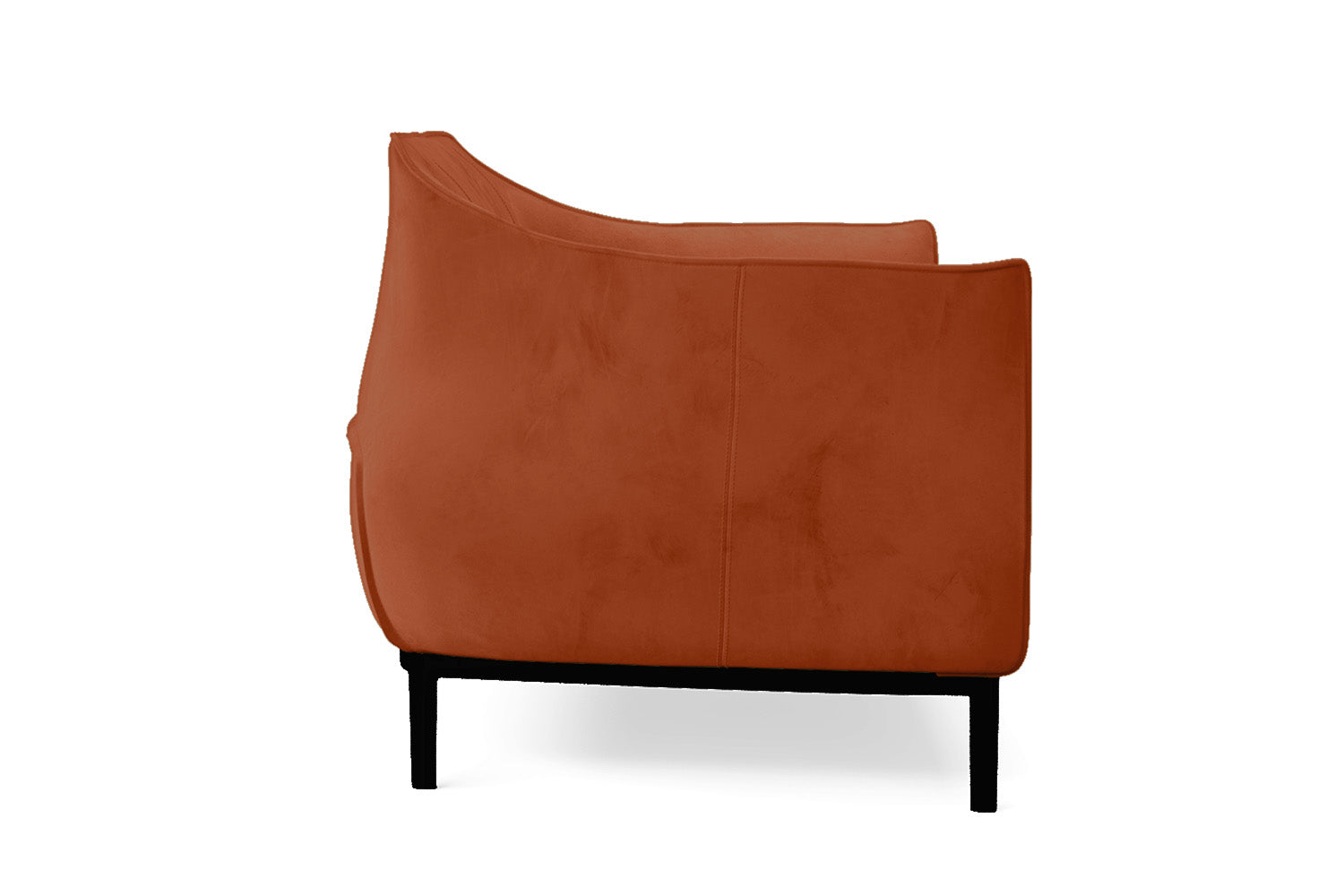 Lamezia 2 Seater Sofa Orange Velvet