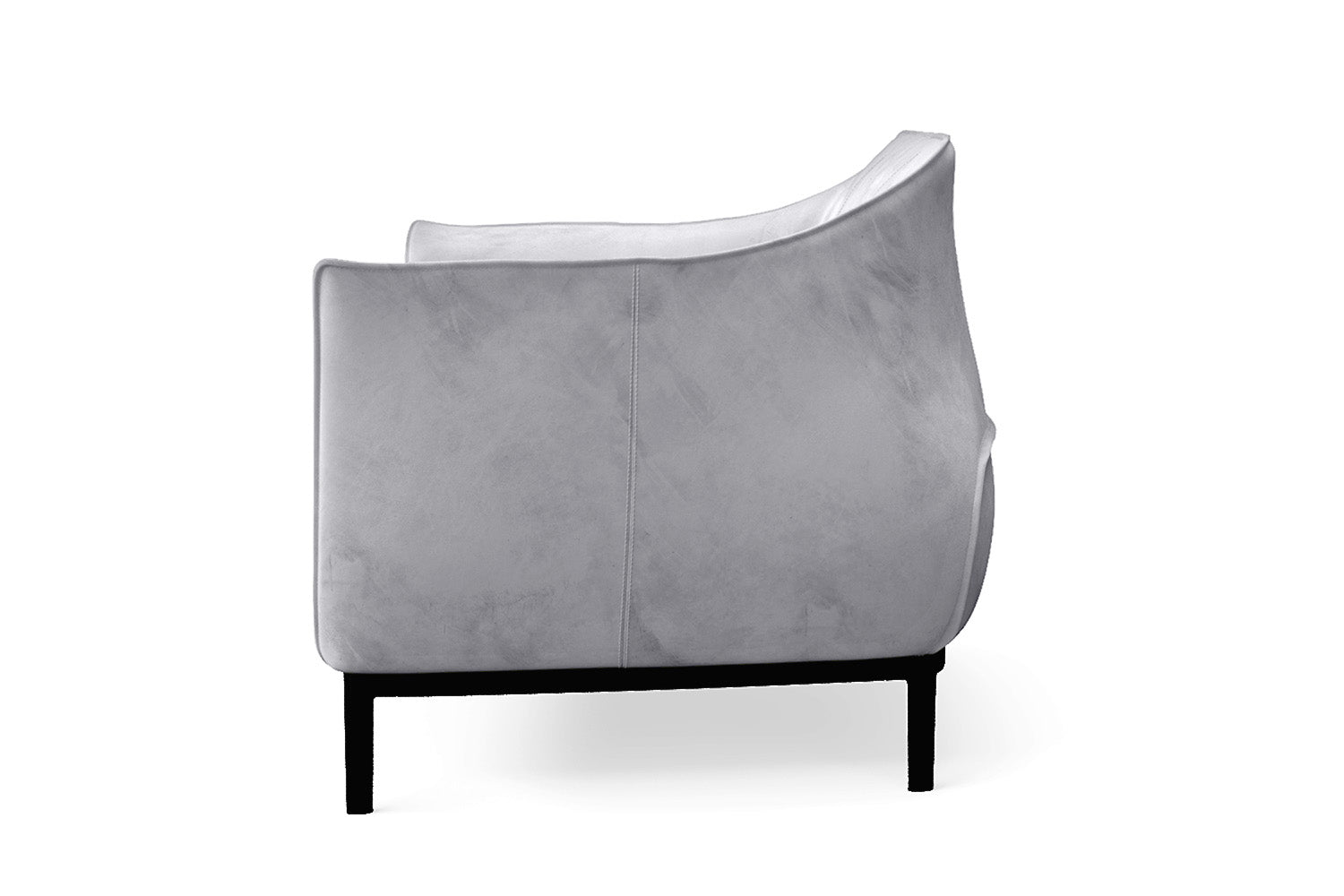 Lamezia 2 Seater Sofa Silver Velvet