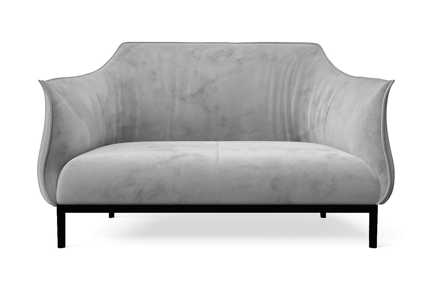 Lamezia 2 Seater Sofa White Velvet