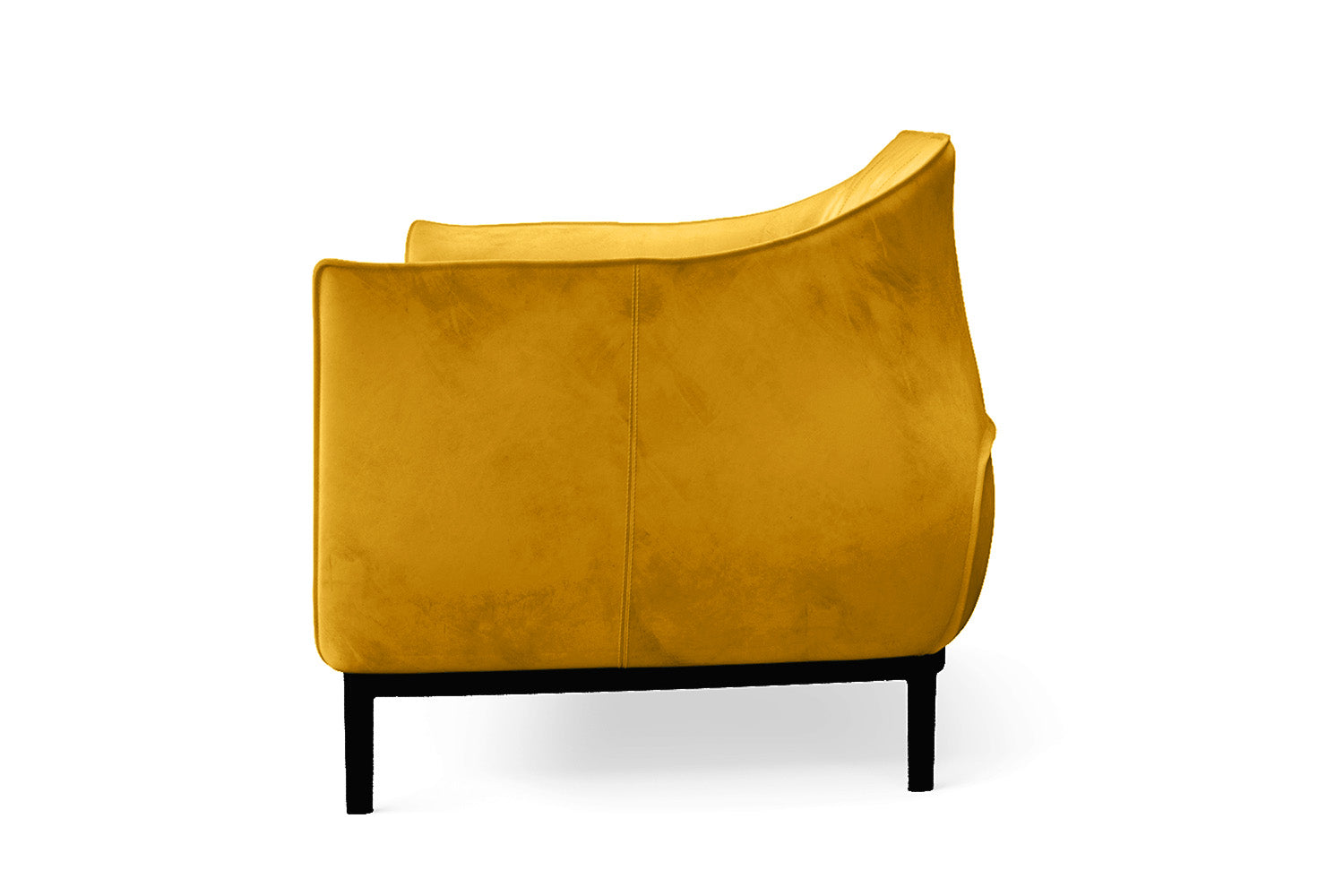 Lamezia 2 Seater Sofa Yellow Velvet