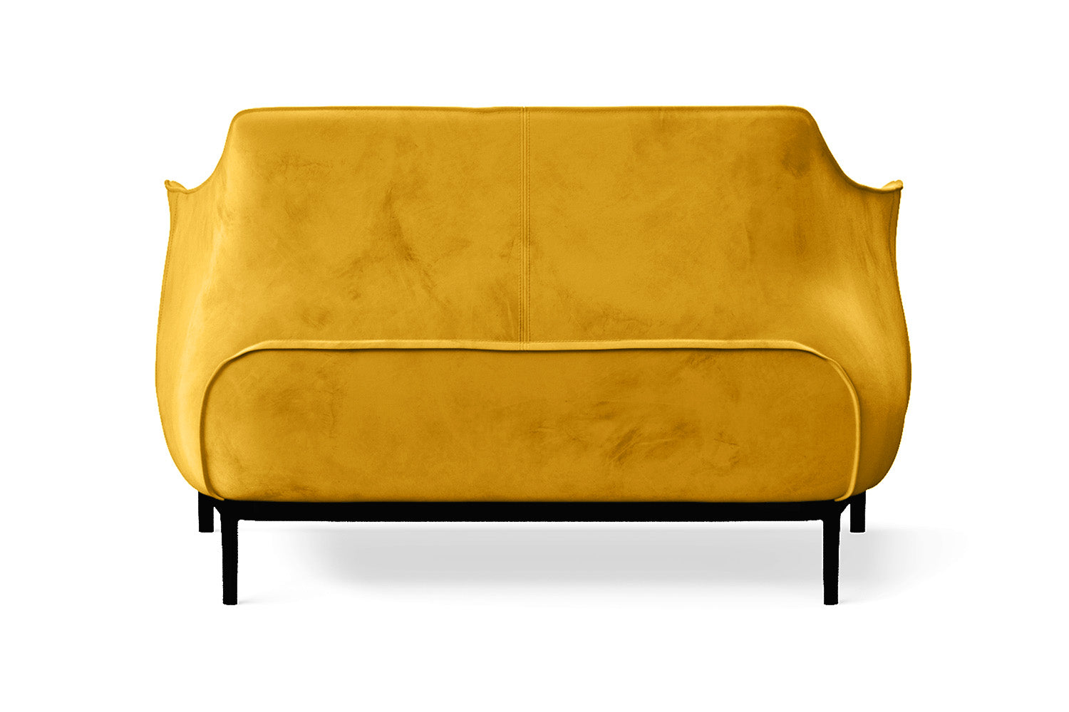 Lamezia 2 Seater Sofa Yellow Velvet