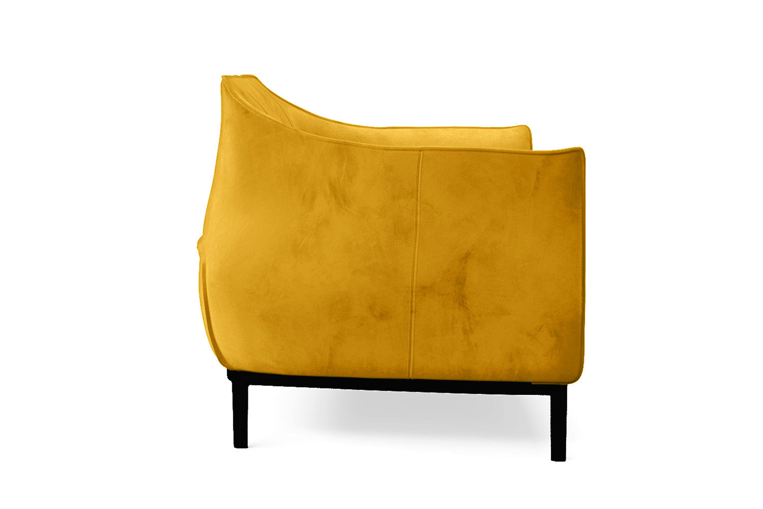 Lamezia 2 Seater Sofa Yellow Velvet