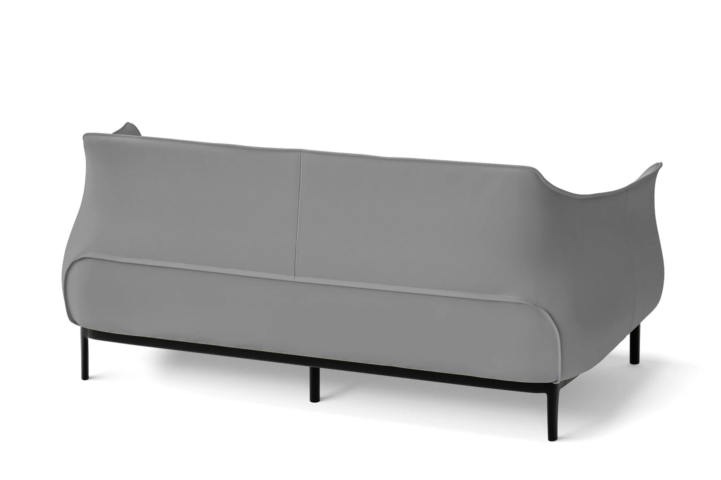 Lamezia 3 Seater Sofa Grey Leather