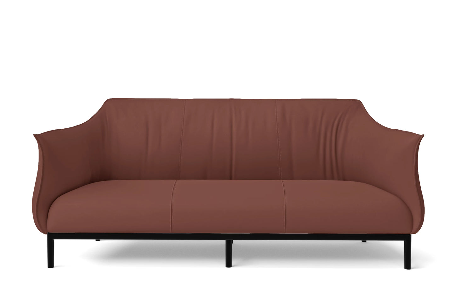 Lamezia 3 Seater Sofa Mauve Leather