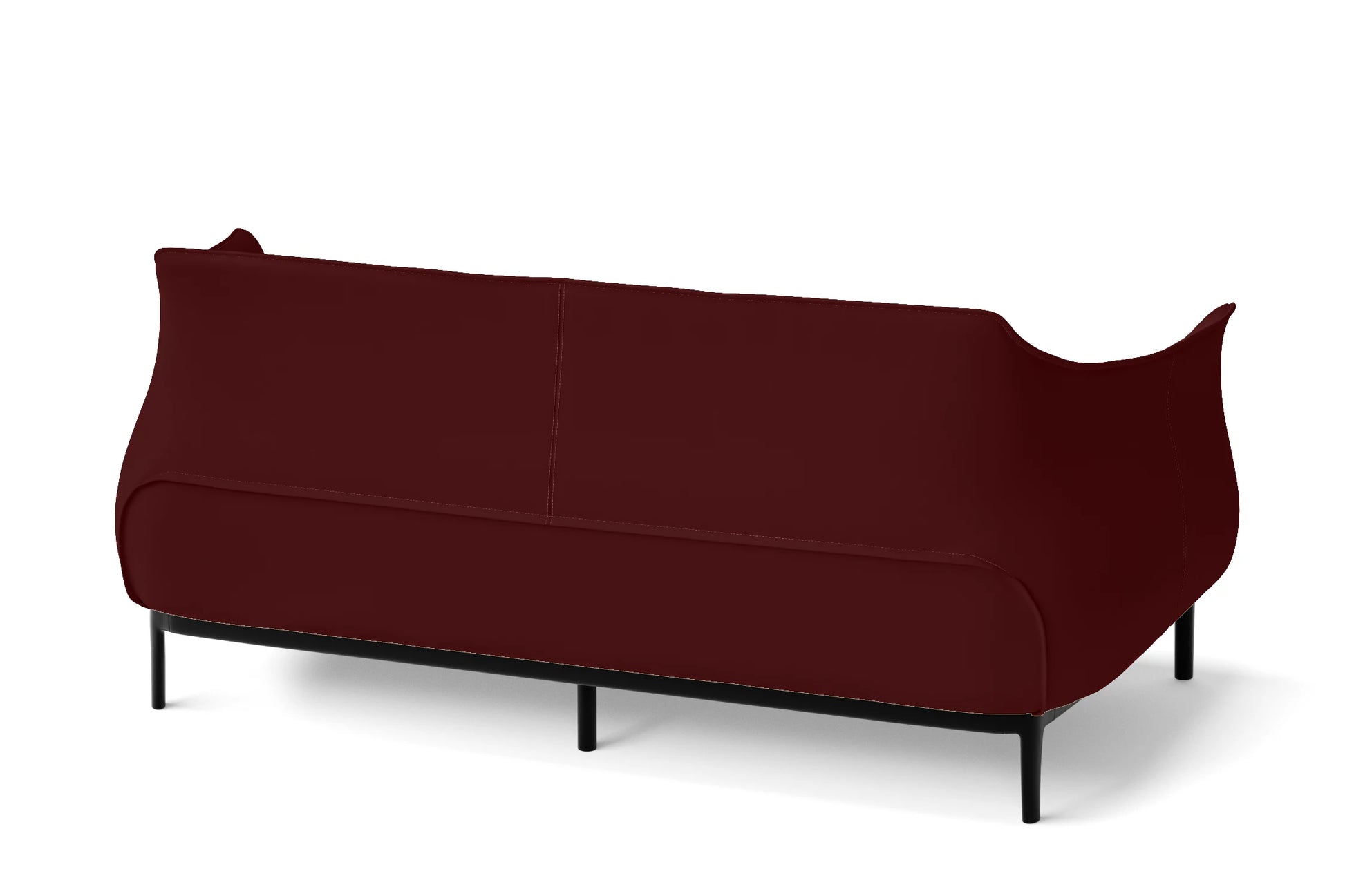 Lamezia 3 Seater Sofa Red Leather