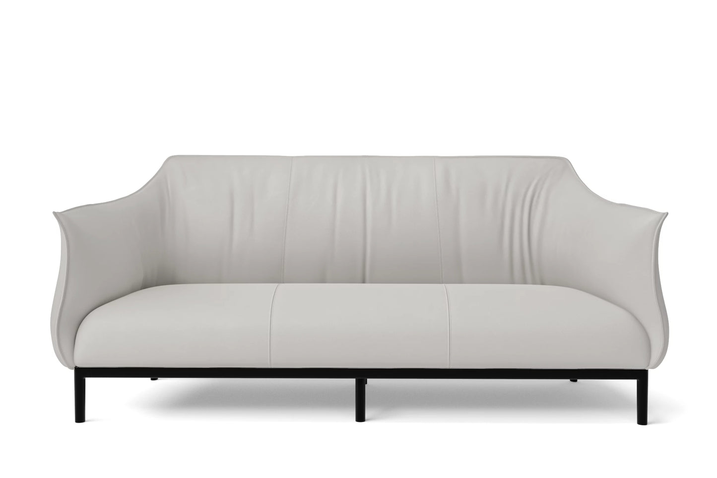 Lamezia 3 Seater Sofa White Leather