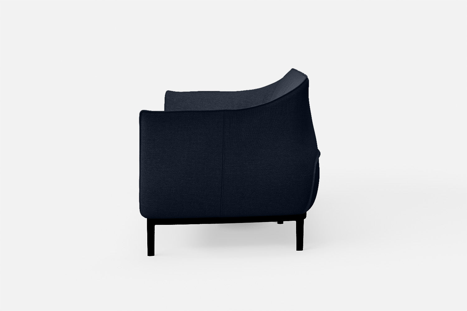 Lamezia 3 Seater Sofa Dark Blue Linen Fabric