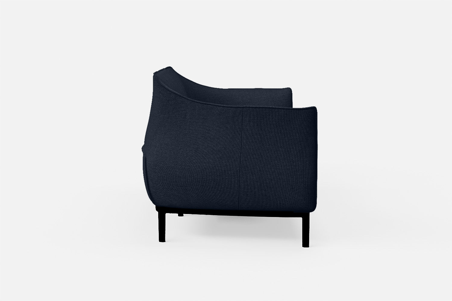 Lamezia 3 Seater Sofa Dark Blue Linen Fabric