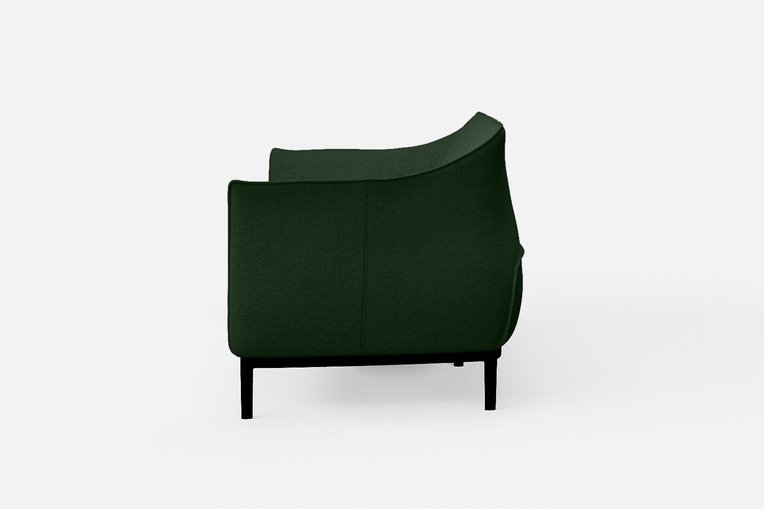 Lamezia 3 Seater Sofa Forest Green Linen Fabric