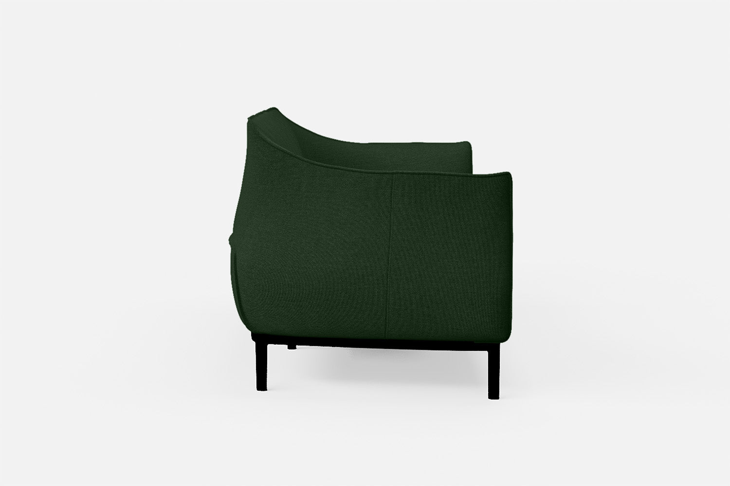 Lamezia 3 Seater Sofa Forest Green Linen Fabric