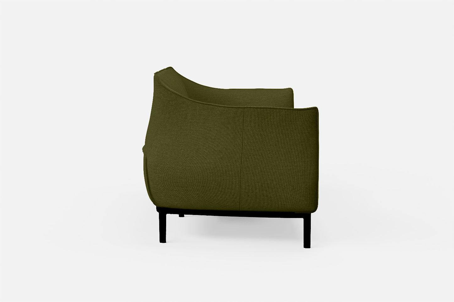 Lamezia 3 Seater Sofa Olive Linen Fabric