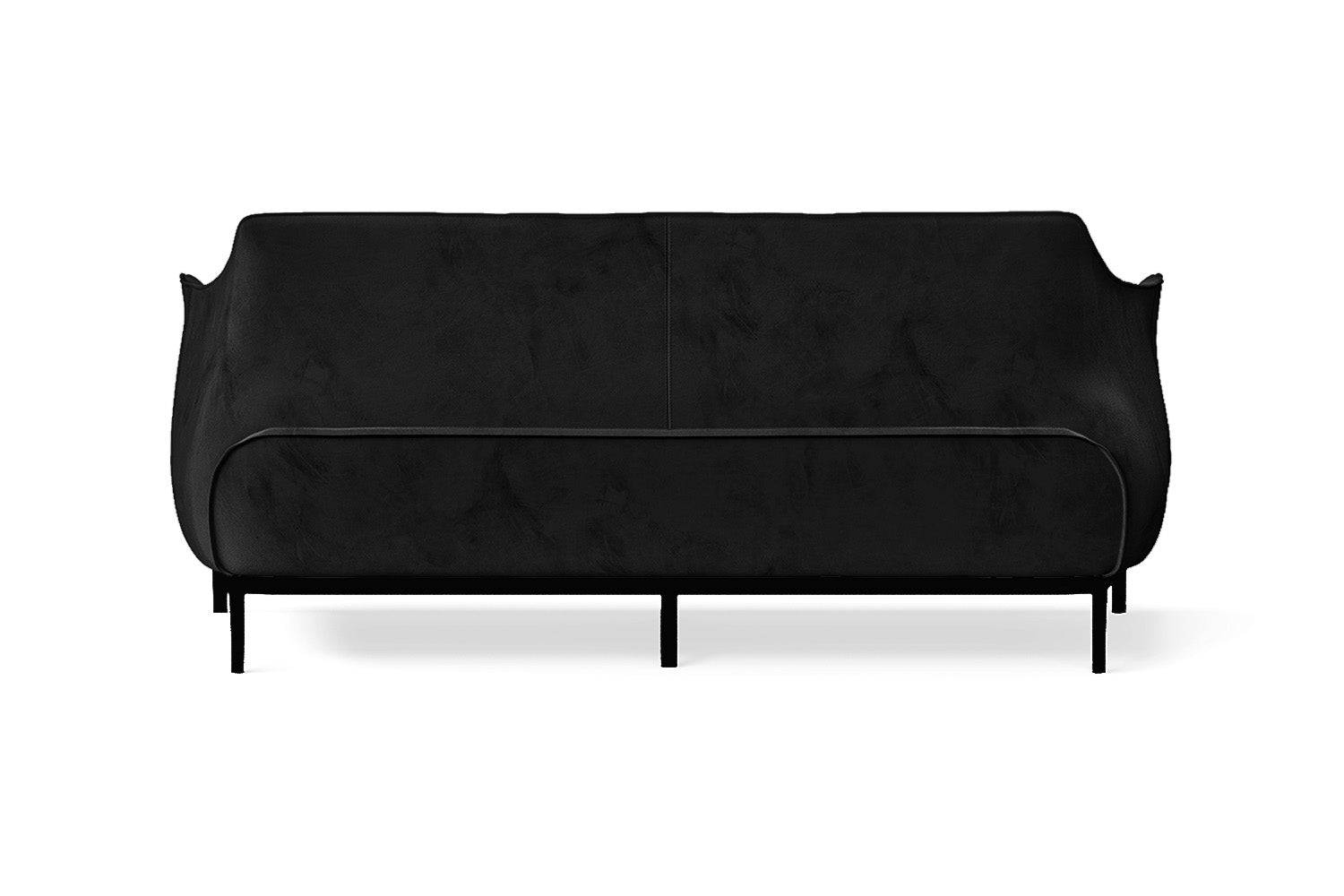 Lamezia 3 Seater Sofa Black Velvet