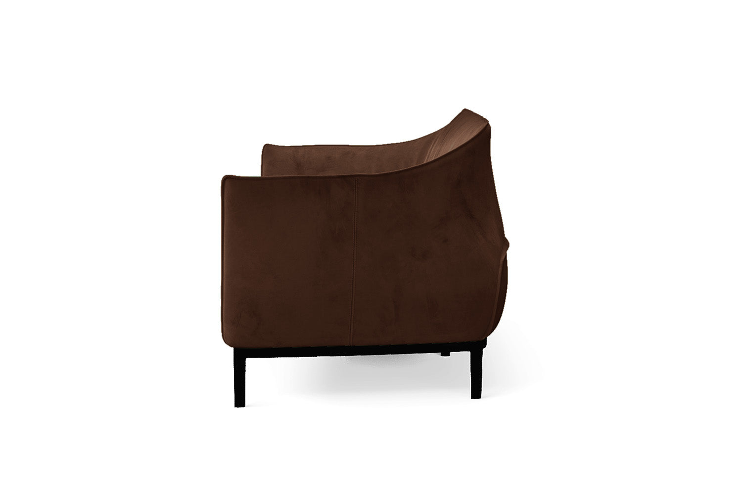 Lamezia 3 Seater Sofa Coffee Brown Velvet