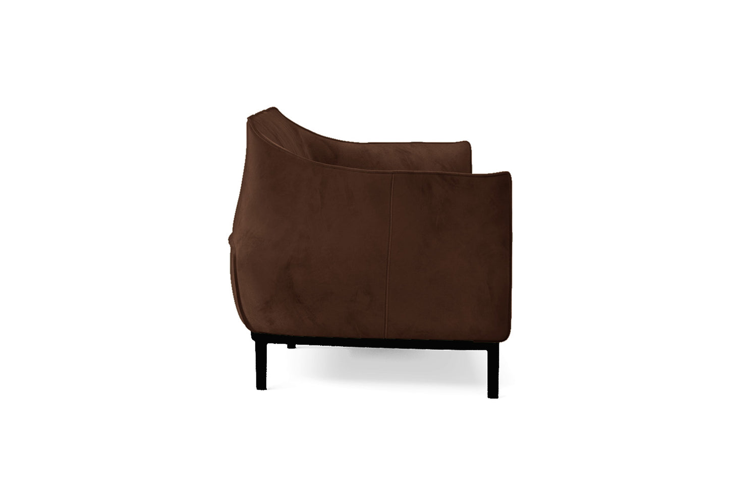 Lamezia 3 Seater Sofa Coffee Brown Velvet