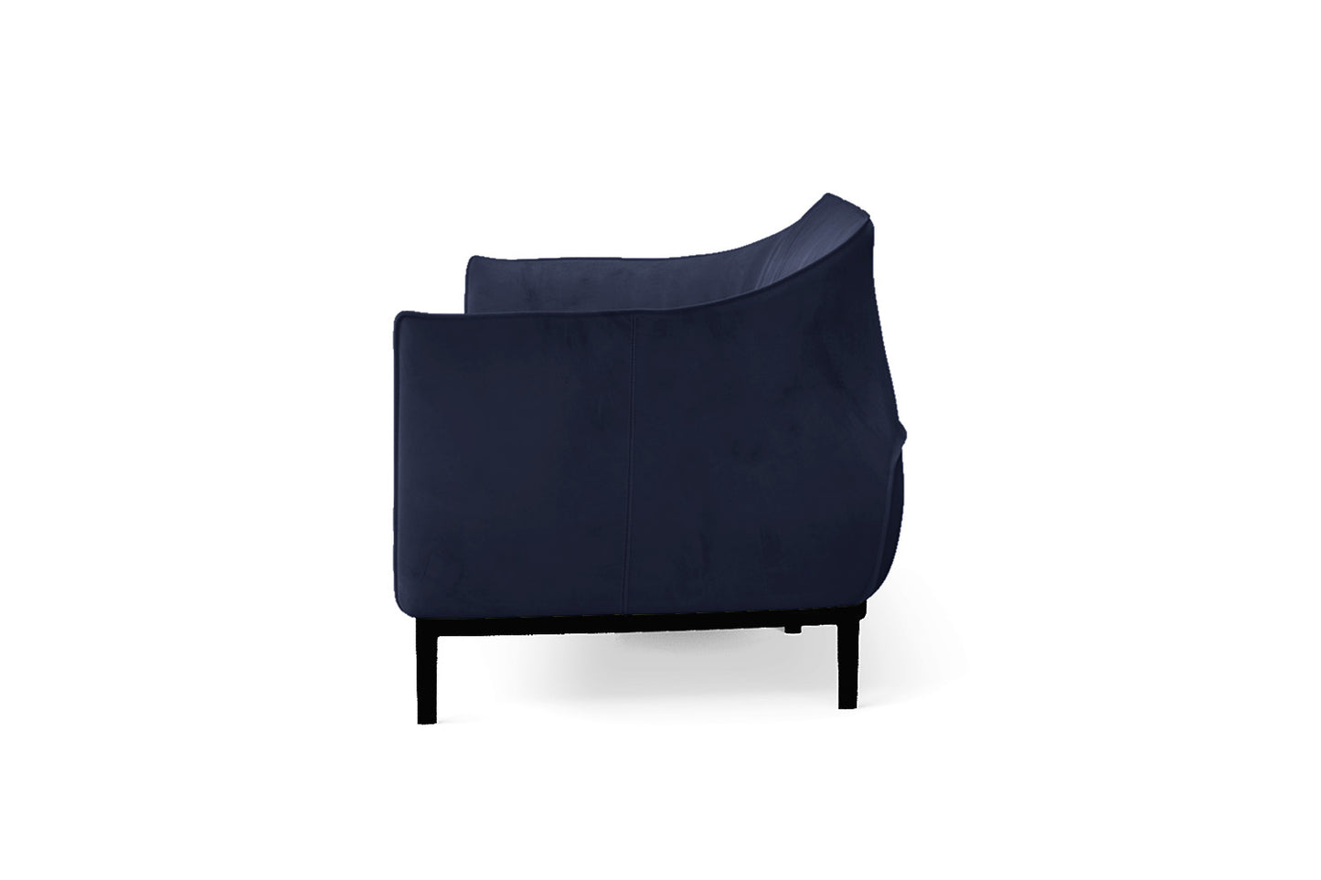 Lamezia 3 Seater Sofa Dark Blue Velvet