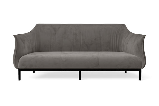 Lamezia 3 Seater Sofa Grey Velvet