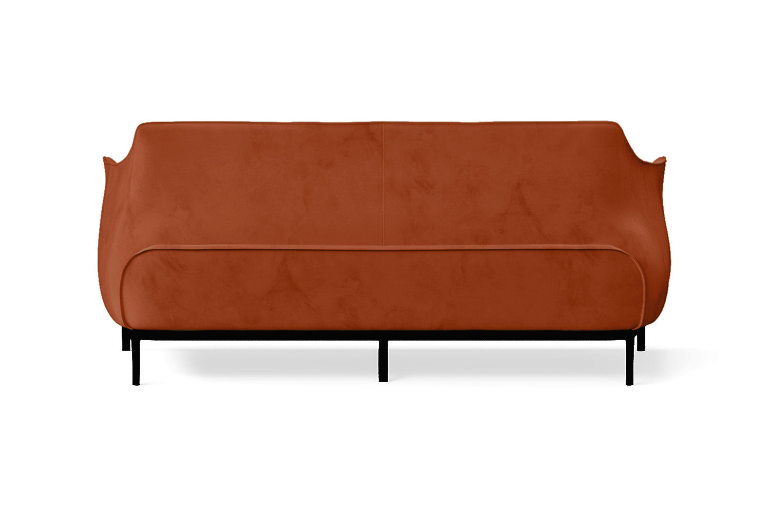 Lamezia 3 Seater Sofa Orange Velvet