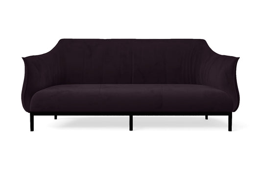 Lamezia 3 Seater Sofa Purple Velvet