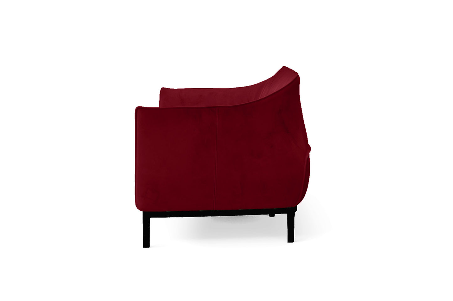 Lamezia 3 Seater Sofa Red Velvet