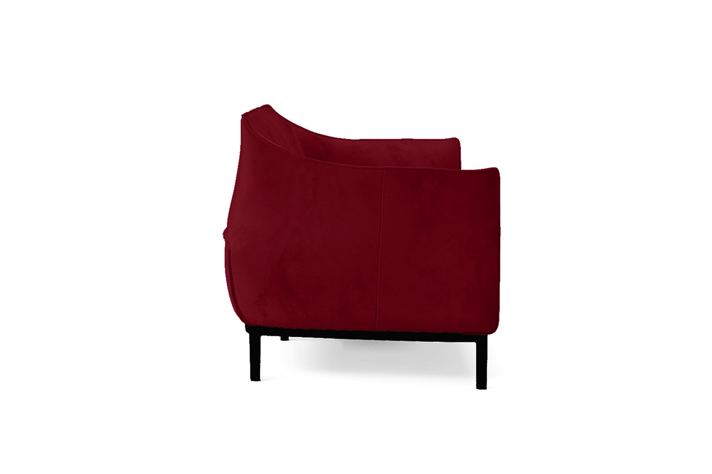 Lamezia 3 Seater Sofa Red Velvet