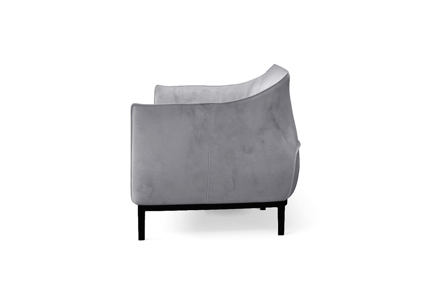 Lamezia 3 Seater Sofa Silver Velvet