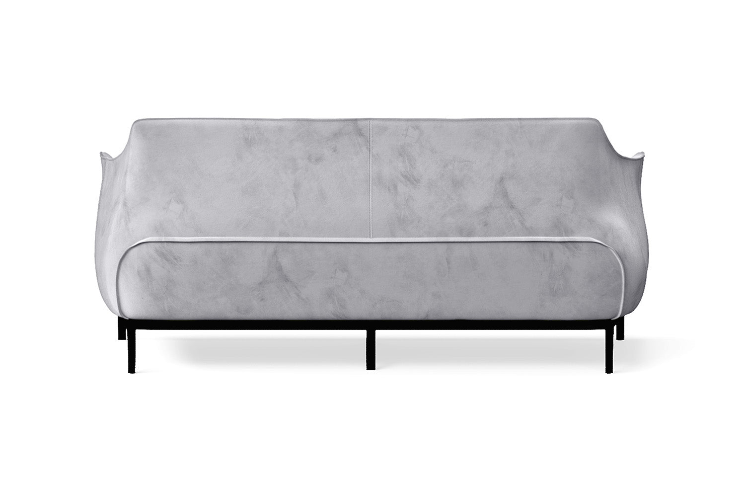 Lamezia 3 Seater Sofa Silver Velvet