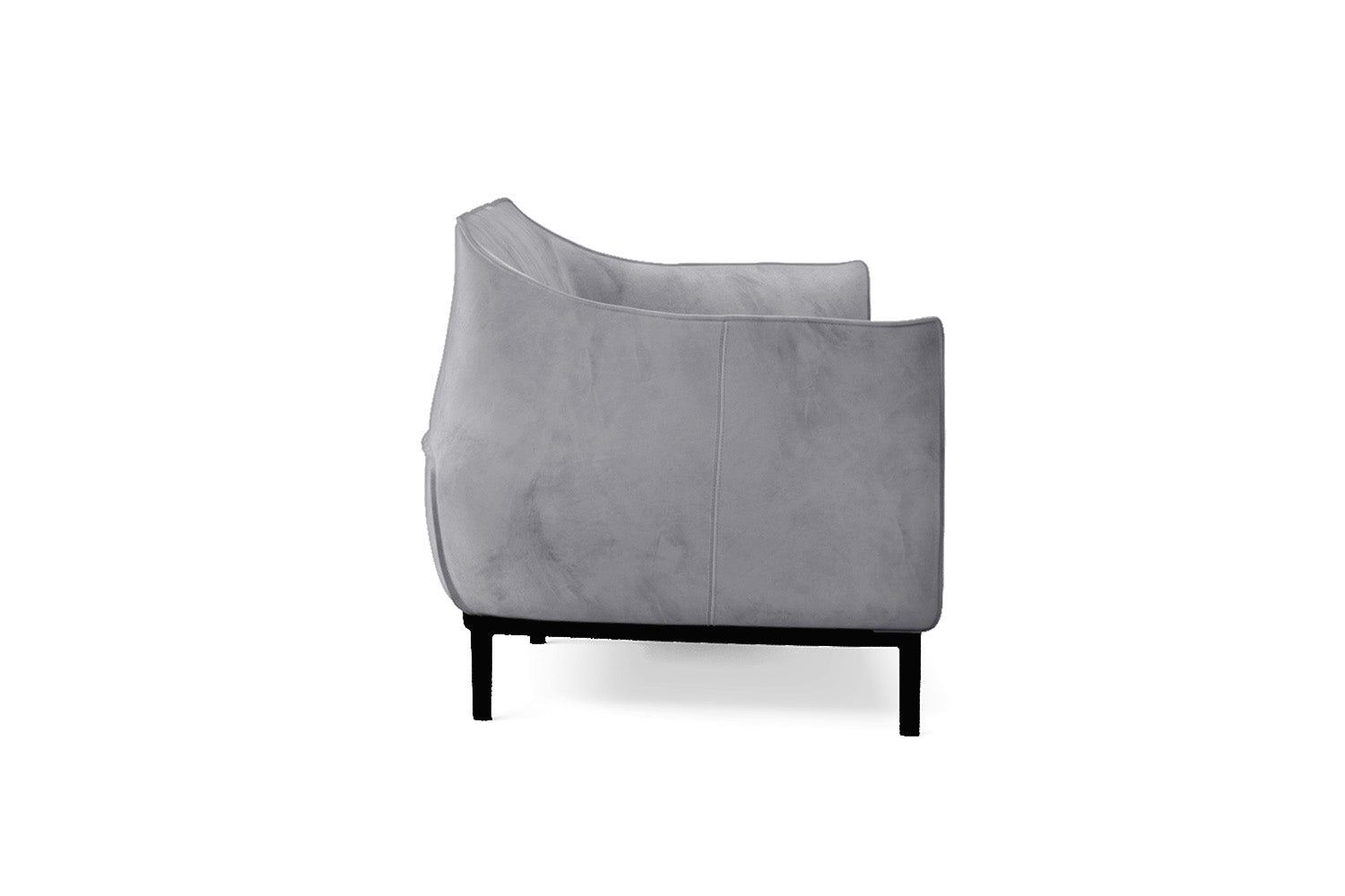 Lamezia 3 Seater Sofa Silver Velvet