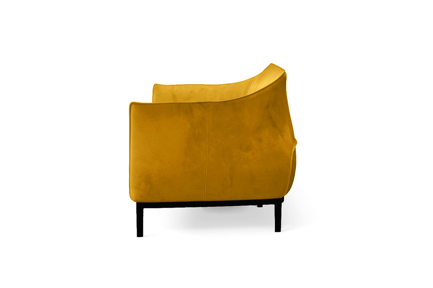 Lamezia 3 Seater Sofa Yellow Velvet