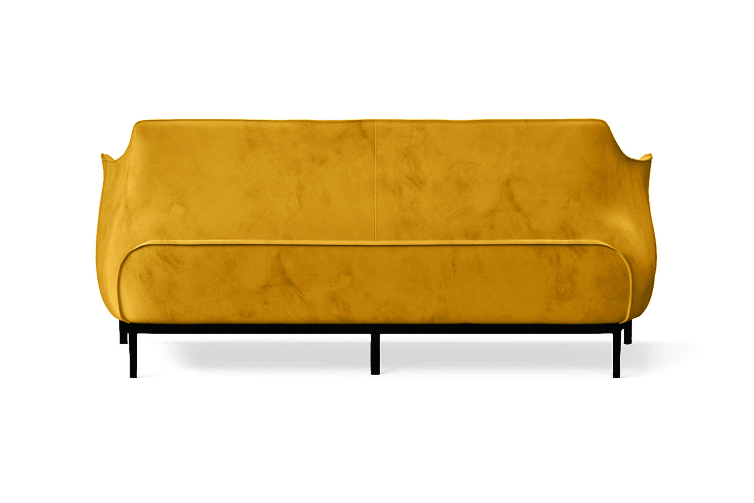 Lamezia 3 Seater Sofa Yellow Velvet