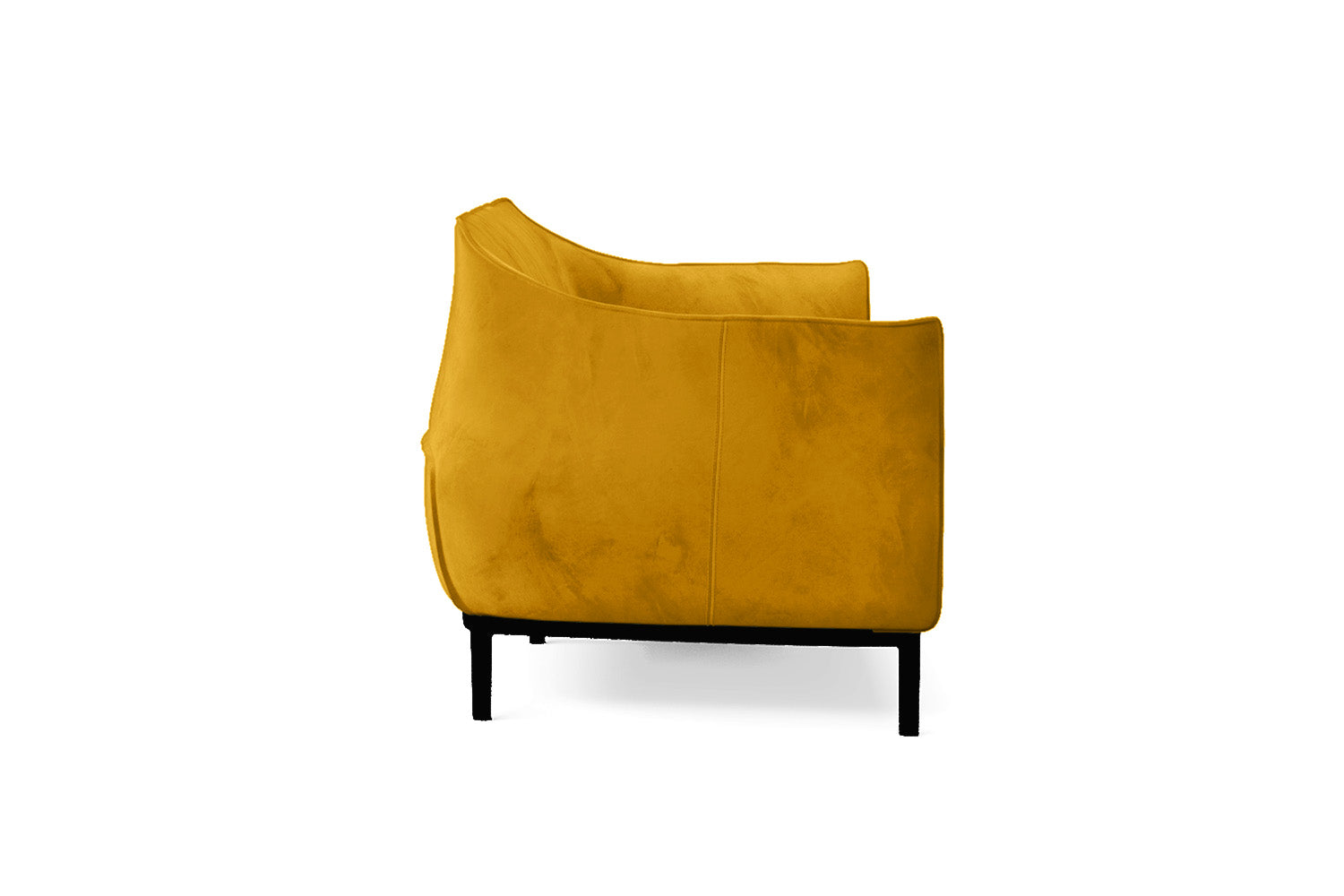 Lamezia 3 Seater Sofa Yellow Velvet