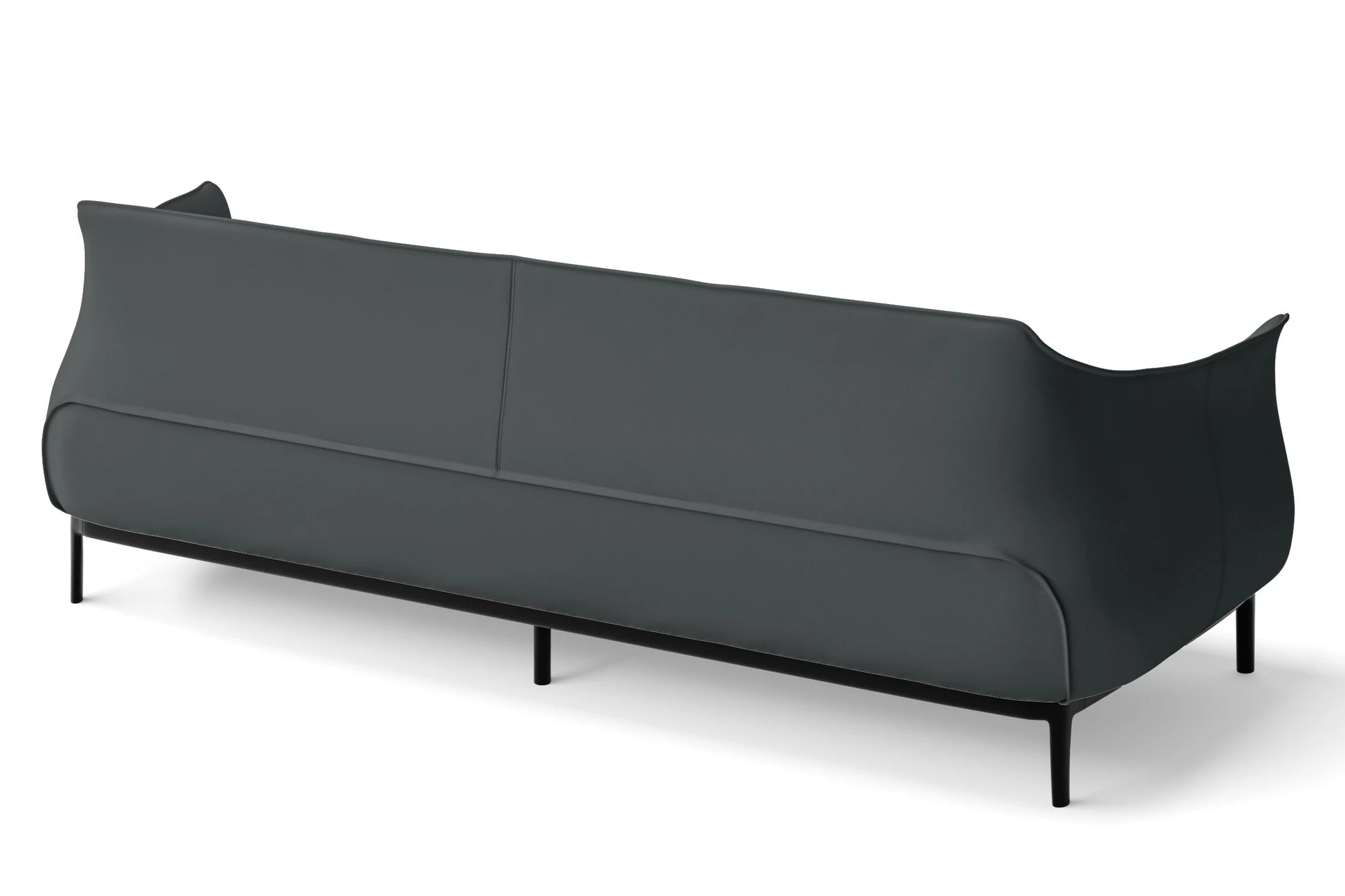 Lamezia 4 Seater Sofa Slate Leather