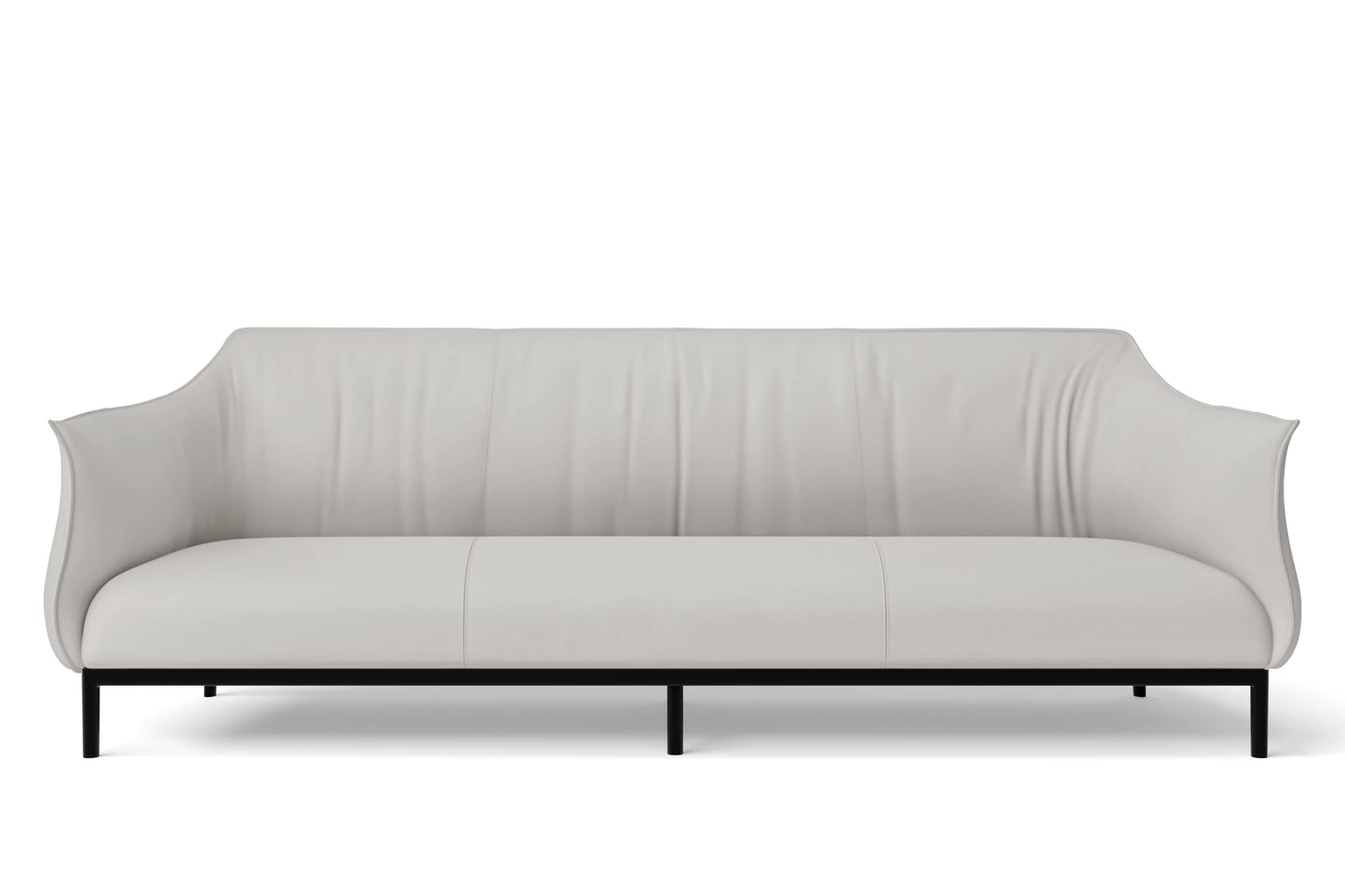 Lamezia 4 Seater Sofa White Leather