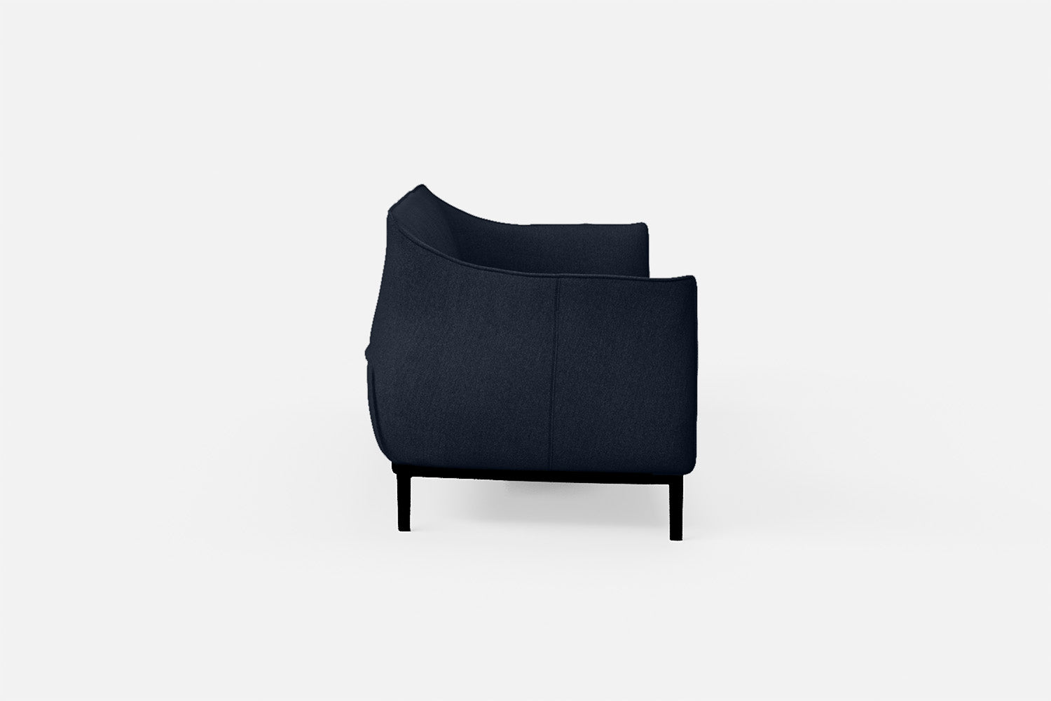 Lamezia 4 Seater Sofa Dark Blue Linen Fabric