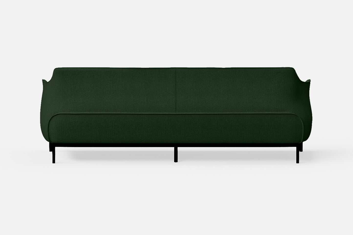 Lamezia 4 Seater Sofa Forest Green Linen Fabric