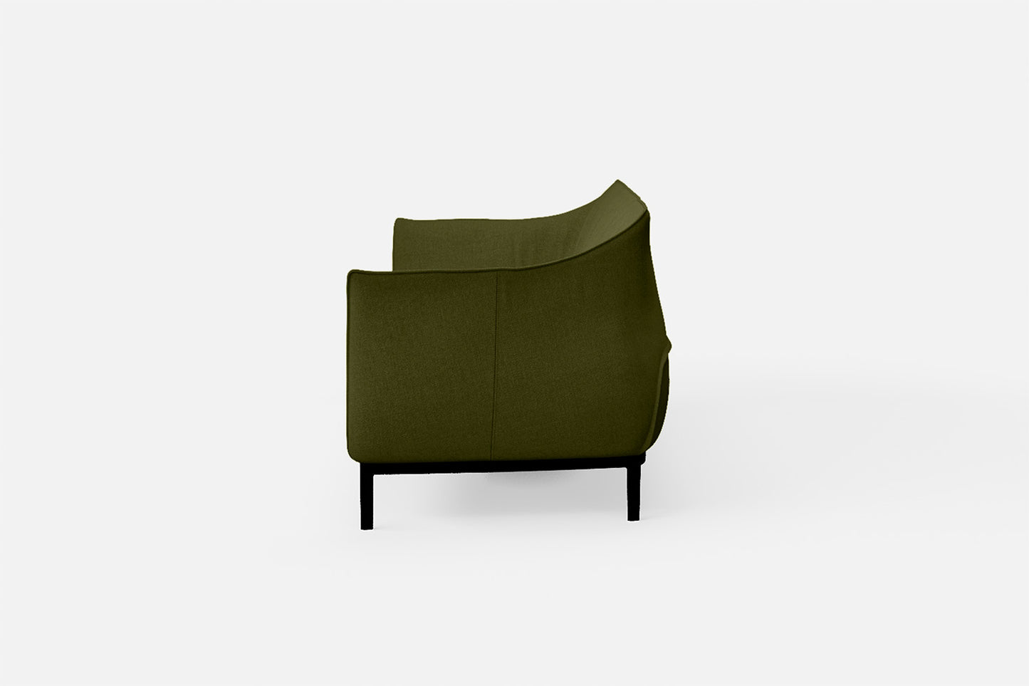 Lamezia 4 Seater Sofa Olive Linen Fabric