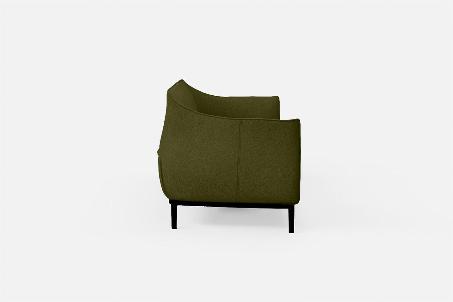 Lamezia 4 Seater Sofa Olive Linen Fabric