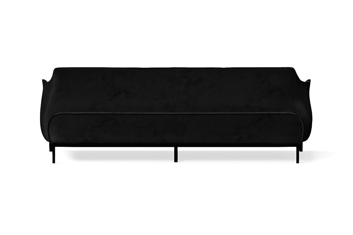 Lamezia 4 Seater Sofa Black Velvet