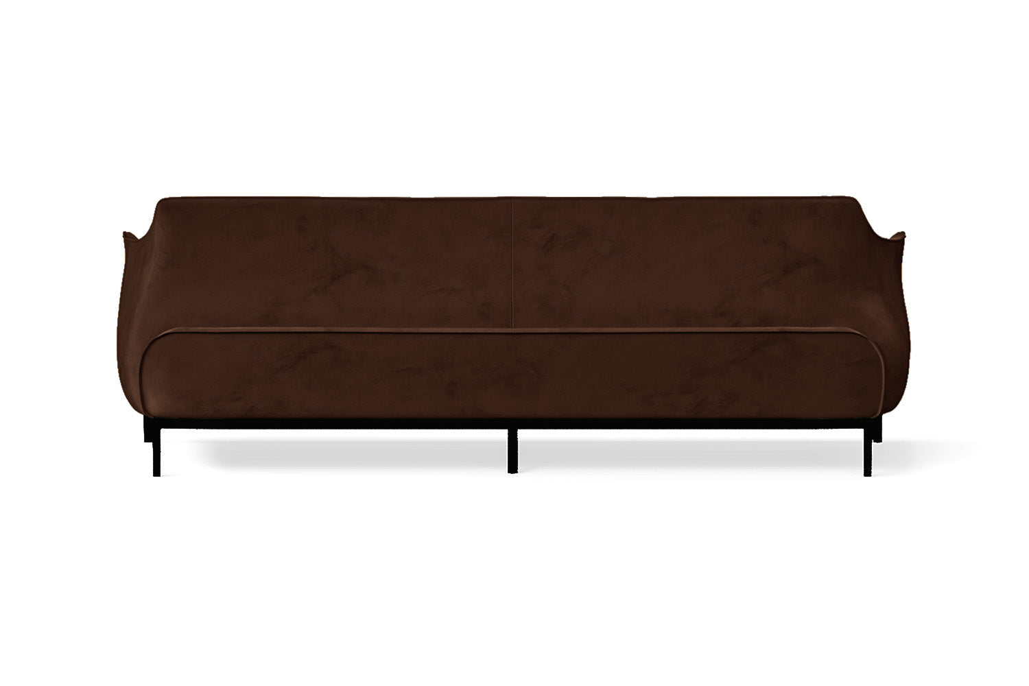 Lamezia 4 Seater Sofa Coffee Brown Velvet