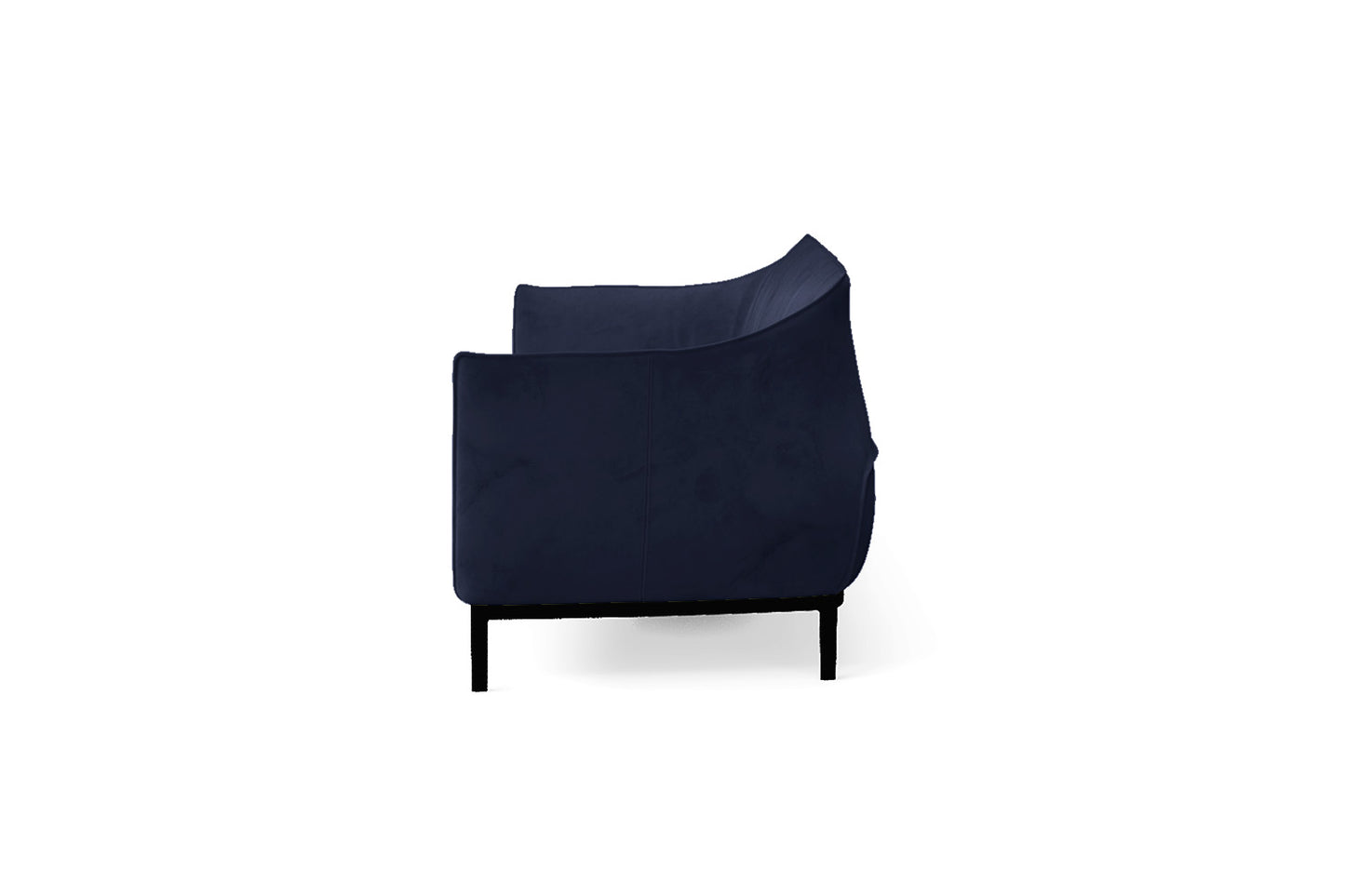 Lamezia 4 Seater Sofa Dark Blue Velvet