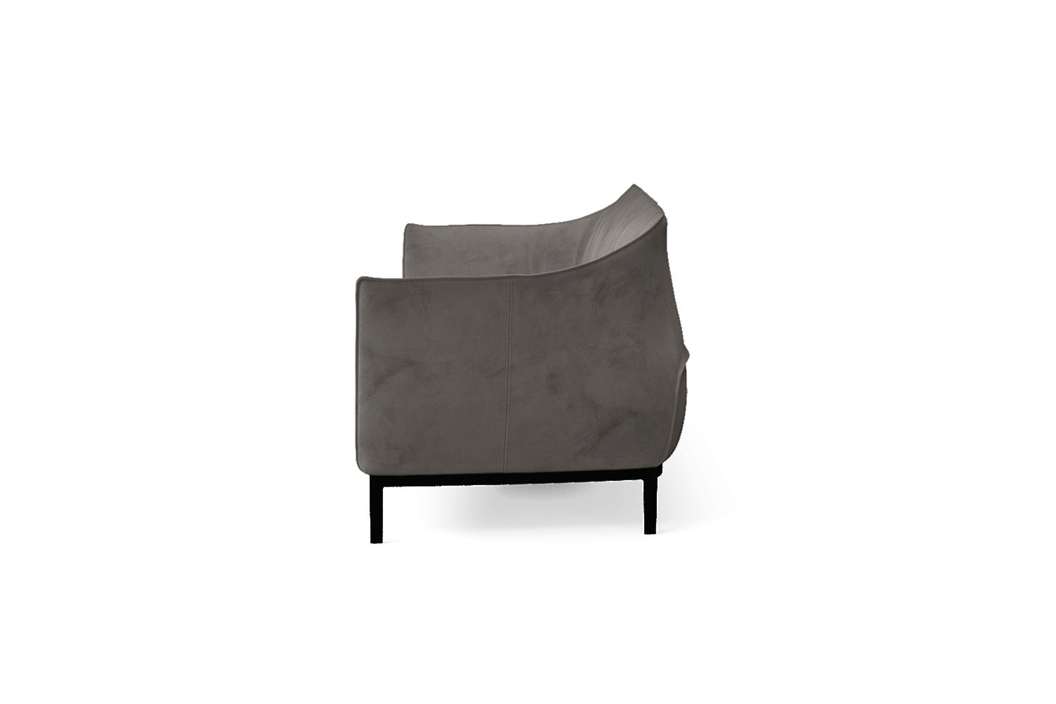 Lamezia 4 Seater Sofa Grey Velvet