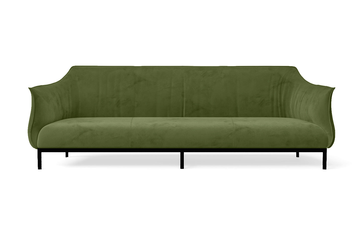 Lamezia 4 Seater Sofa Lime Velvet