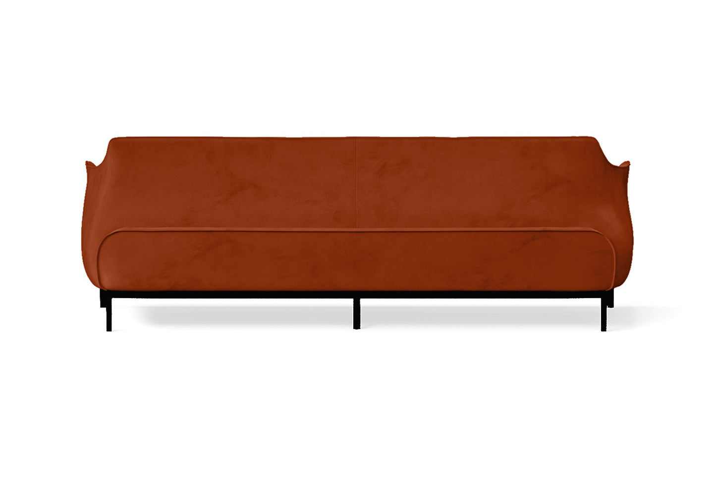 Lamezia 4 Seater Sofa Orange Velvet