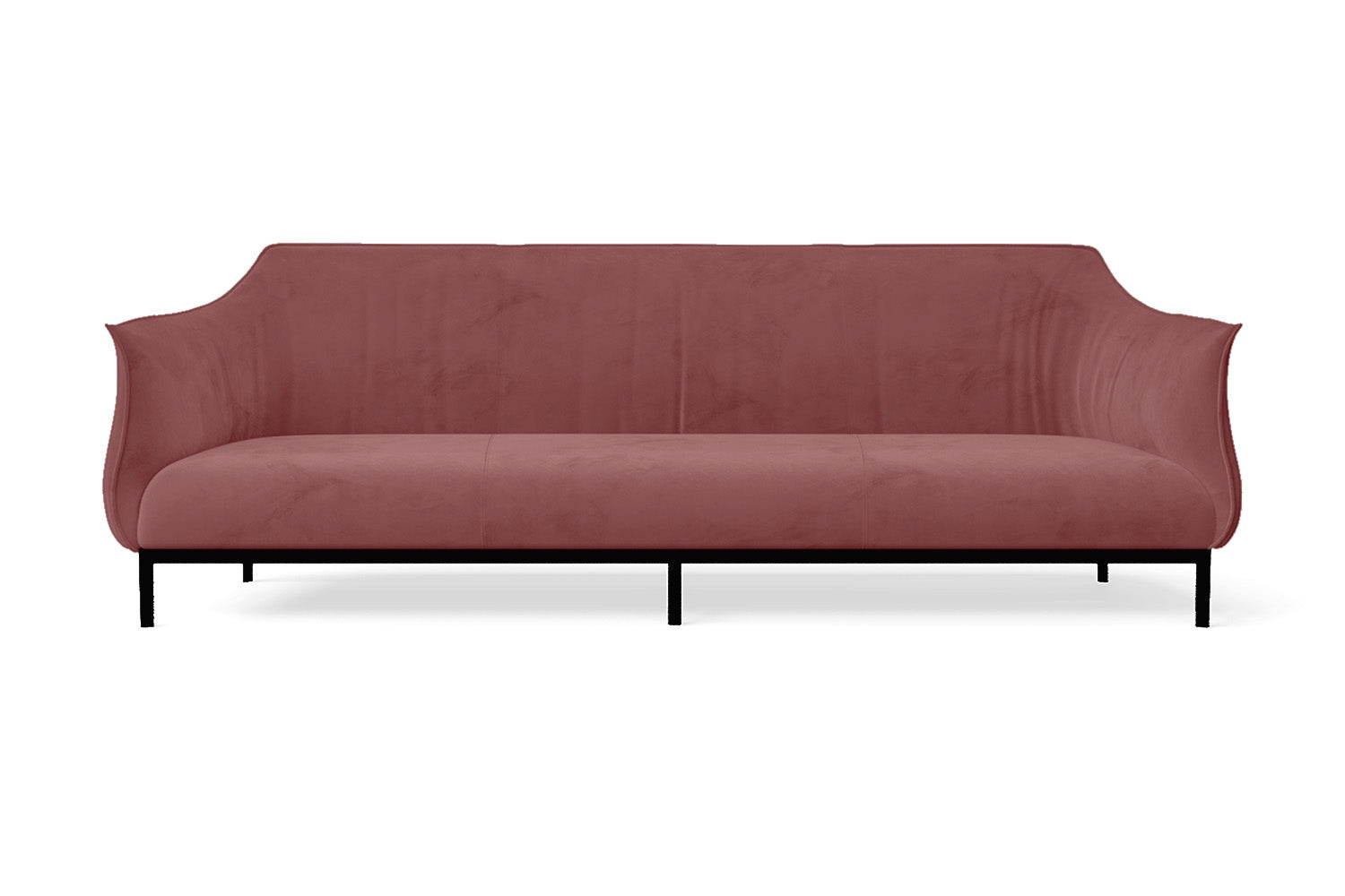 Lamezia 4 Seater Sofa Pink Velvet