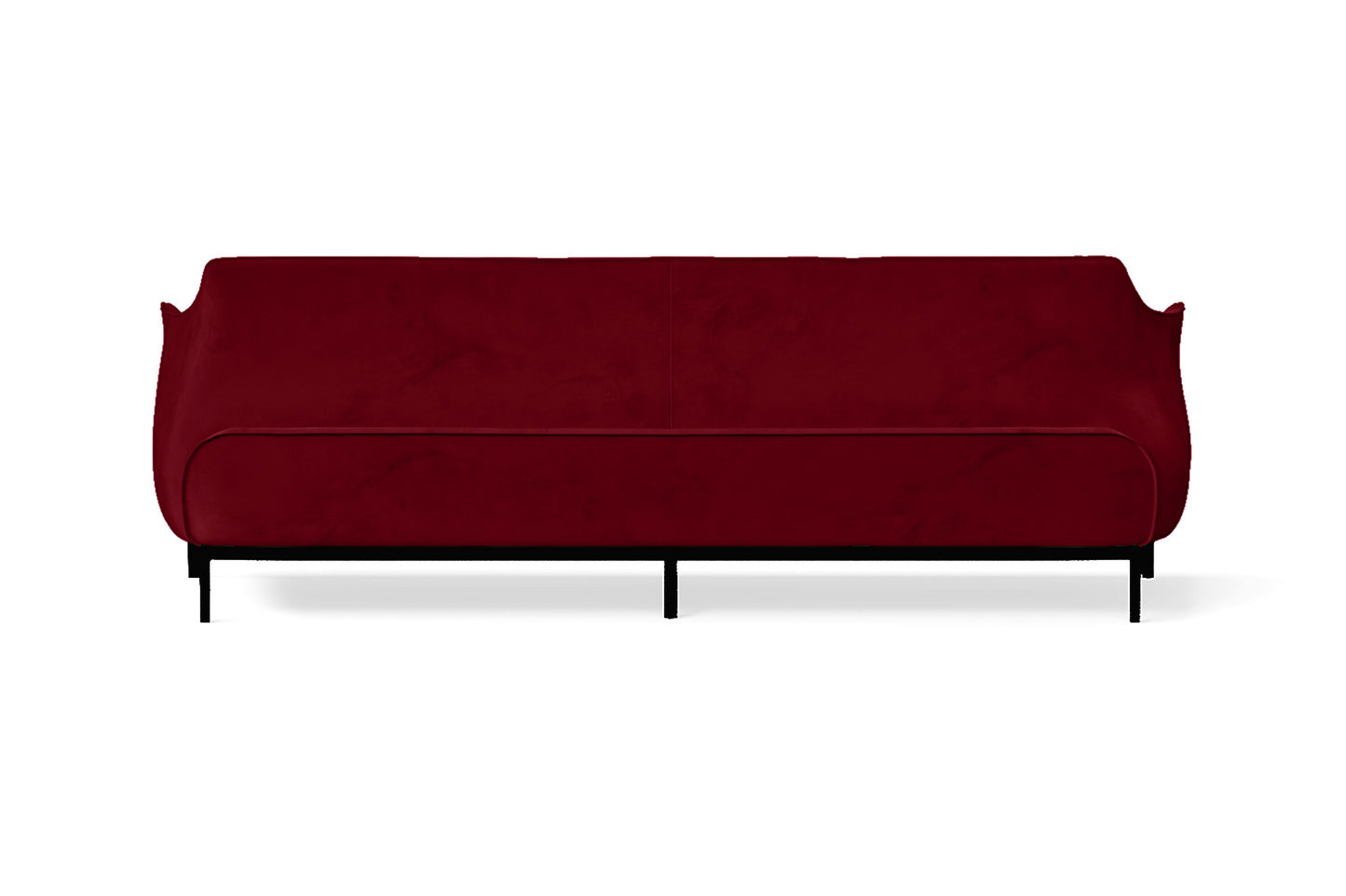 Lamezia 4 Seater Sofa Red Velvet