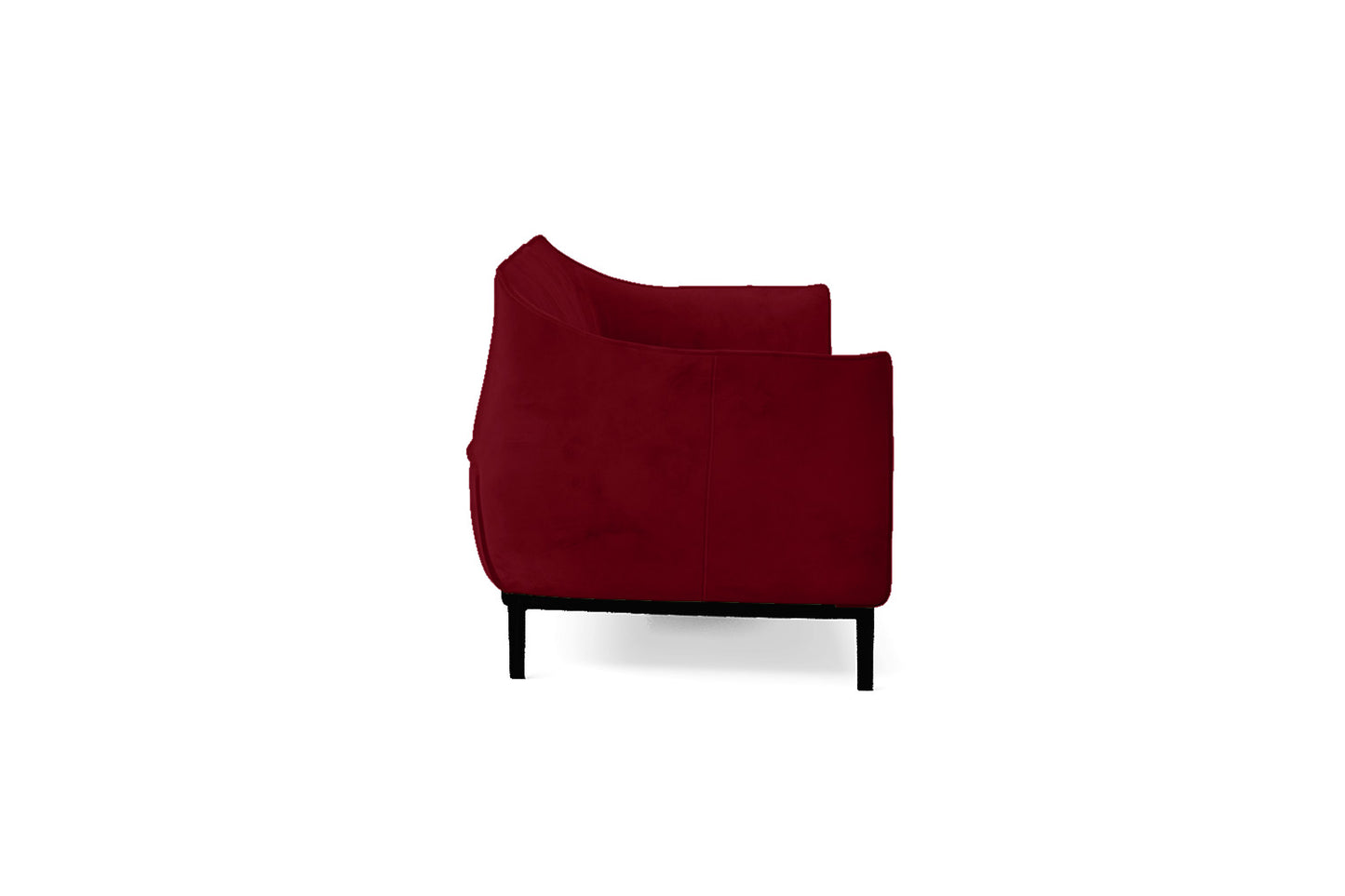 Lamezia 4 Seater Sofa Red Velvet