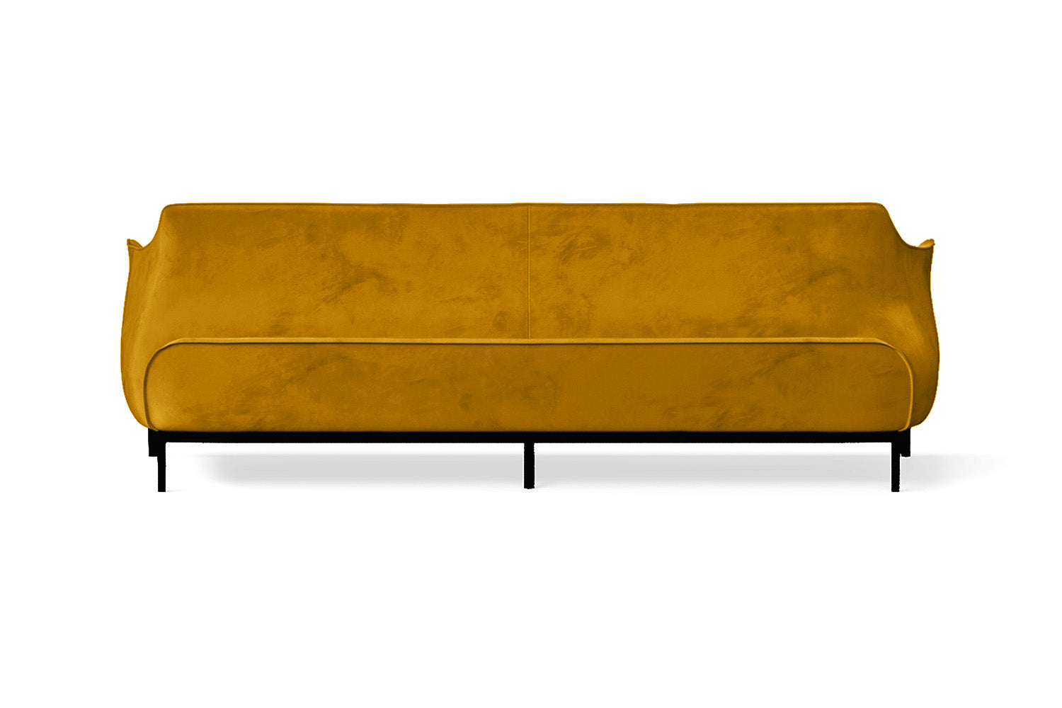 Lamezia 4 Seater Sofa Yellow Velvet