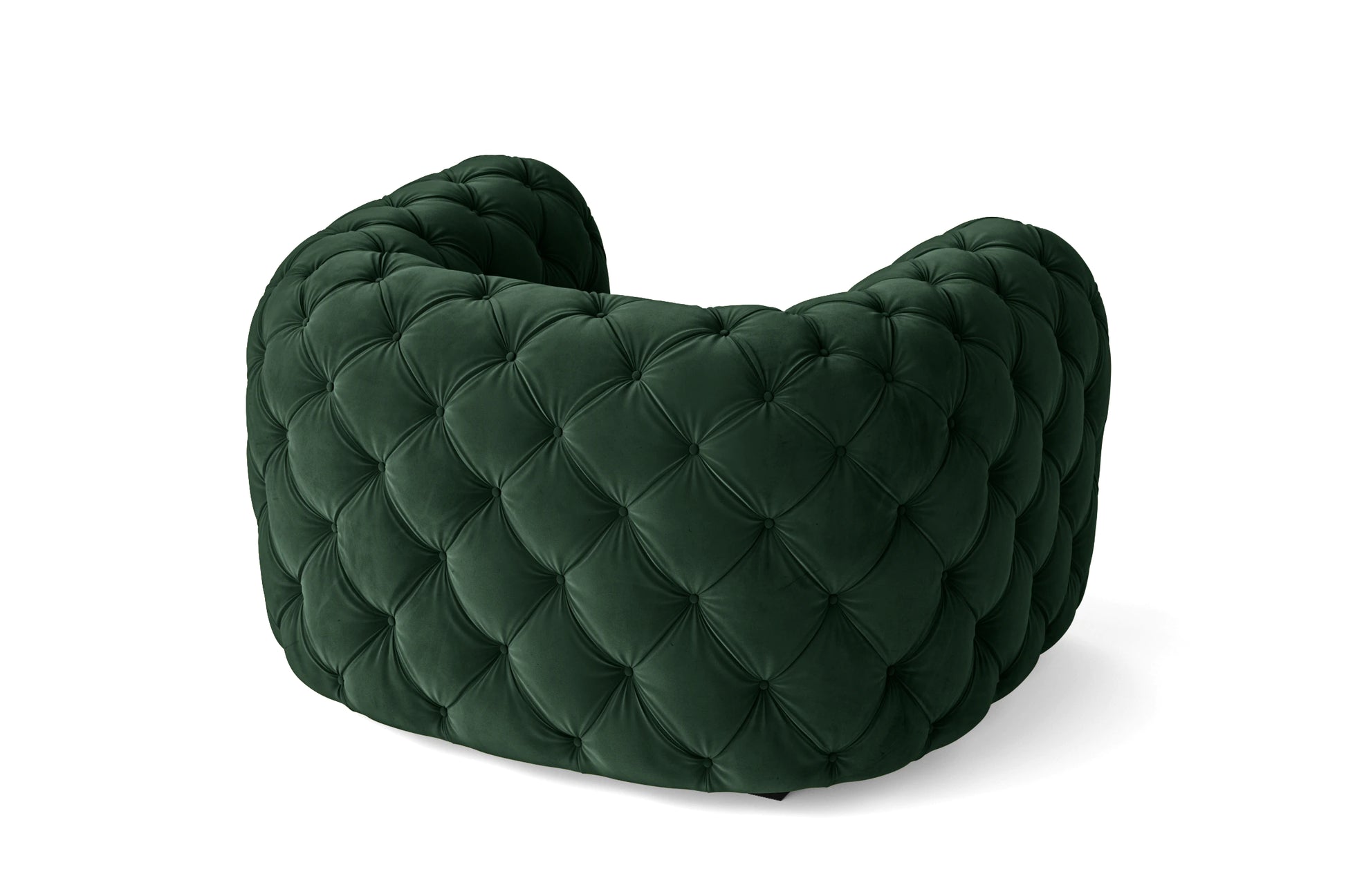 Lecce Armchair Green Velvet